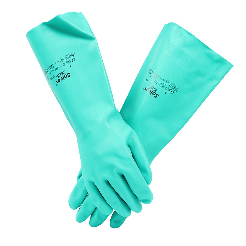 安思爾37-165丁腈橡膠防化手套圖3