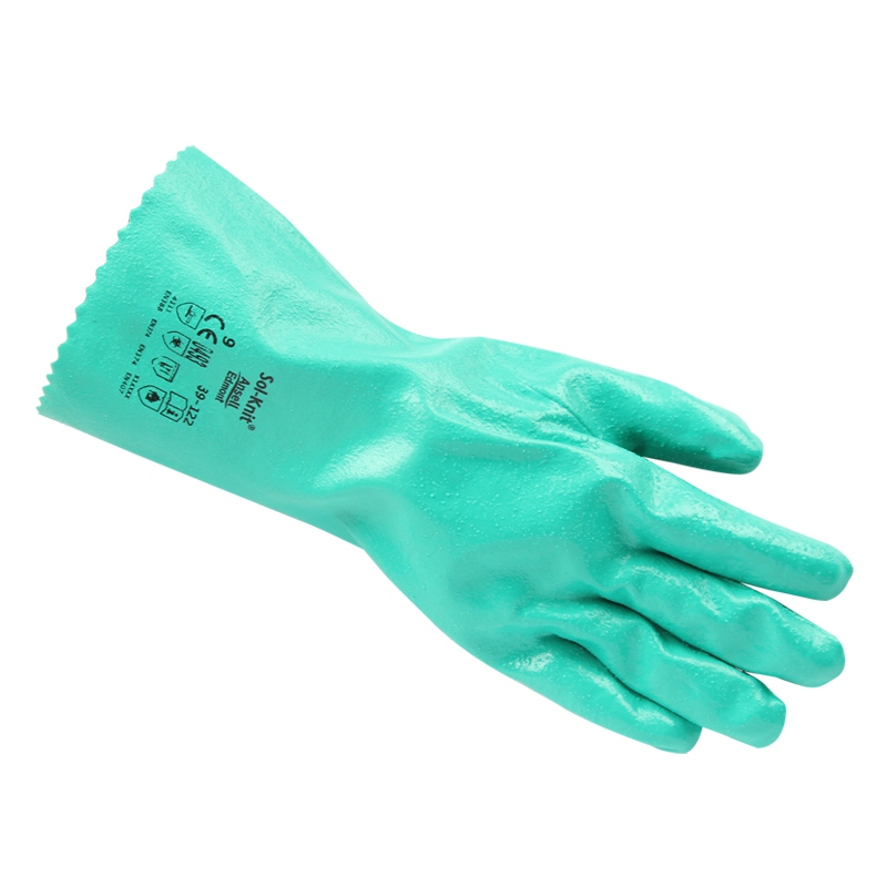 安思爾39-122丁腈橡膠防化手套圖1