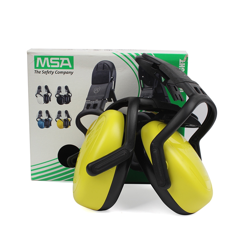 梅思安10087437頭盔式左右低衰減防噪音耳罩圖4