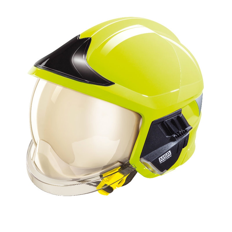 梅思安10158862黃色消防頭盔 圖4