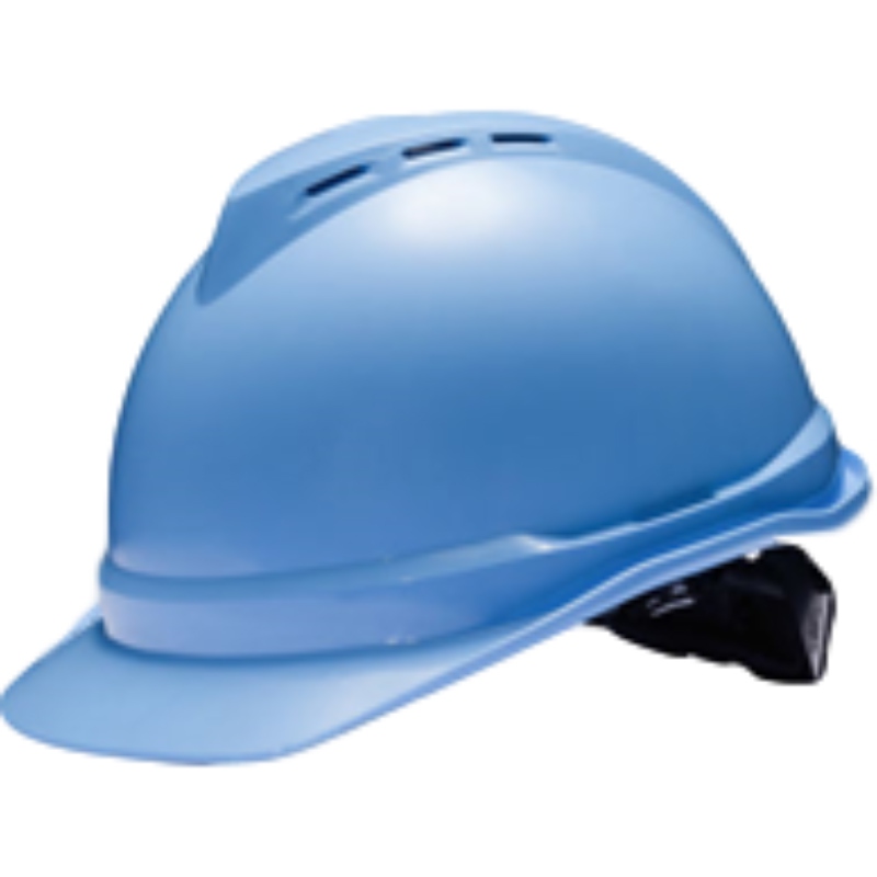 梅思安10172517湖藍色豪華型PE安全帽圖3