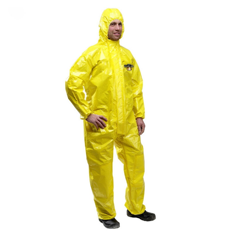 雷克蘭CT4SY428PS標準帶帽連體防化服圖3