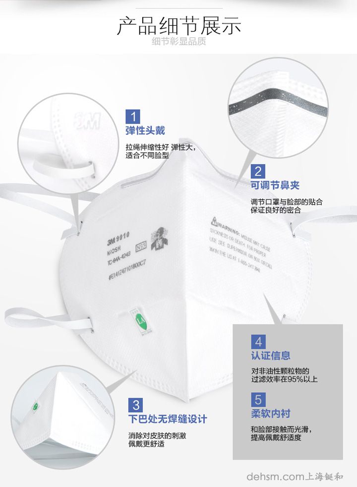 3m9010N95防塵口罩細(xì)節(jié)圖片展示