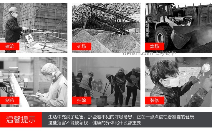 3M7702防塵口罩應用領域