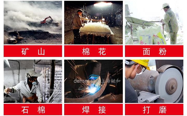 3M6200防塵面具在各行業領域應用